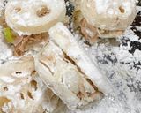 材料3つ❁⃘れんこんのツナねぎ挟み揚げ♬作り方11写真