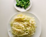簡単！春キャベツとコンビーフのサラダ作り方2写真