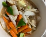 お一人様クリーミーロコモコ味豆腐野菜炒め作り方14写真