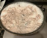 ゆで豚こま肉の甘辛豚キムチ作り方1写真