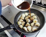 新玉ねぎのポン酢照り焼き作り方3写真