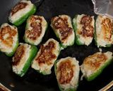 ピーマンの鶏胸肉ひき肉詰め！作り方10写真