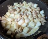 トロッと旨い♡かぶと鶏もも肉のクリーム煮作り方6写真