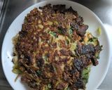 小松菜のお好み焼き作り方8写真