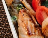 鮭とキノコのバター醤油焼き弁当作り方3写真