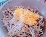 ＊シャキ²もやしと豚挽き肉と卵の炒め物＊作り方5写真