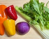 鶏むね肉とカラフル野菜のソテー作り方2写真