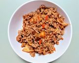 簡単ランチ!挽肉キムチ卵アジアン焼きそば作り方6写真