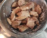 豚厚切りロースとパプリカの甘酢炒め（酢豚風）作り方4写真