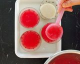 夏のひんやりスイーツ！すいかの寒天ゼリー作り方11写真