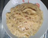 梅納豆カルボナーラ風パスタ　超簡単作り方6写真