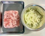 絶品玉ねぎたっぷり♡甘め肉そば〜♡！作り方4写真