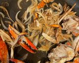 ディル香る渡り蟹のトマトクリームパスタ作り方11写真