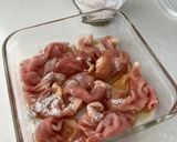 レンチン　青椒肉絲作り方2写真