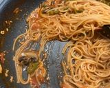 鶏ひき肉のナポリタン作り方6写真