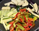 夏野菜と鶏胸肉の塩麹漬け焼き作り方3写真