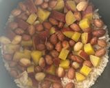 秋の味覚🍂さつまいも落花生ごはん作り方6写真