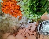 †冷え性胃腸改善クミンでツナ卵野菜炒め†作り方1写真
