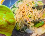 🦐エビ＆🥑アボカド入りミーゴレン風パスタ作り方5写真