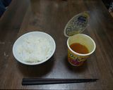 カレー味カップ麺のスープカレー作り方1写真