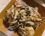 鶏ミンチきのこあんかけ和風ハンバーグ作り方8写真