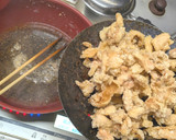 鶏皮と鶏モモの唐揚げ甘じょっぱ胡椒和え作り方4写真
