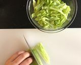 シャキシャキレタスの中華風春雨スープ作り方3写真