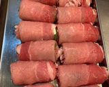 豚の肉巻きバルサミコソース作り方1写真