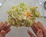 マヨネーズとお酢で作るコールスローサラダ作り方9写真