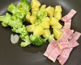 新じゃがとブロッコリーのガーリック炒め作り方6写真