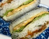 今日のおにぎらず　のり弁風作り方5写真