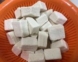 粗挽き鶏ミンチで、高野豆腐の麻婆豆腐作り方4写真