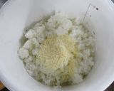 小松菜ソースでいただくシーフードリゾット作り方1写真