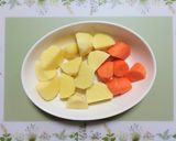 今日の夕飯簡単じゃがいも豚こま塩肉じゃが作り方6写真