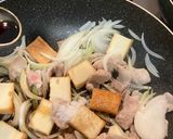豚丼風⭐︎厚揚げでかさ増し豚バラ炒め作り方4写真