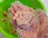 【お弁当】豆腐入り鶏つくね⭐︎照り焼き味作り方3写真