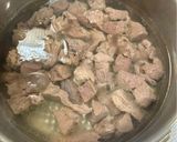 牛すじ肉でどて煮風（圧力鍋使用）作り方6写真