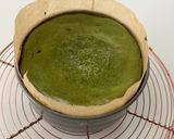 抹茶ベイクドチーズケーキ作り方7写真