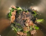 貧血、むくみ解消！青梗菜のツナ缶和え作り方5写真