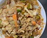 お一人様野菜たっぷり洋風オイトマト味炒飯作り方20写真