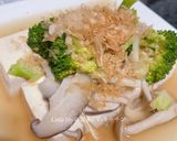 レンジで簡単！豆腐とキノコの煮浸し作り方5写真