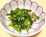 春菊のツナ和え作り方3写真