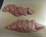 鶏むね肉のガーリック醤油作り方1写真