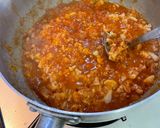 カリフラワーの赤いパスタ★作り方5写真