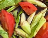 トマトとセロリの冷やし中華たれ漬け😻作り方2写真