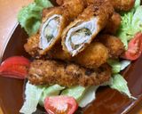 豚肉の大葉チーズ梅ロールカツ❣️作り方9写真