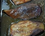 なんちゃってトロトロステーキなすの天丼風作り方3写真