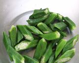 レンジで２分！オクラとちくわのごま酢和え作り方3写真