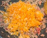 ひき肉と野菜の包まないオムレツ♡作り方2写真