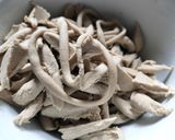ナスとそばのショートパスタのおろしそば風作り方3写真